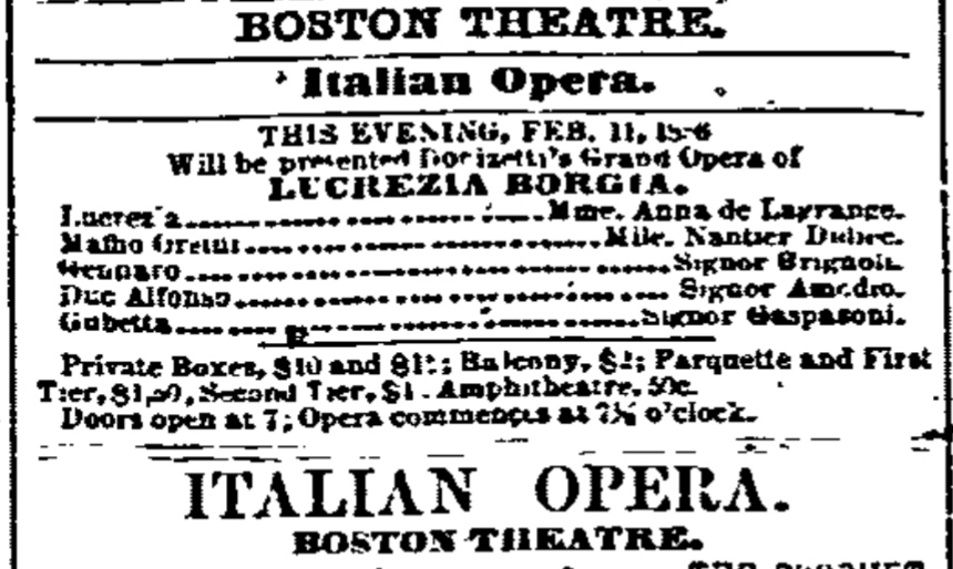 Lucrezia Borgia Opera