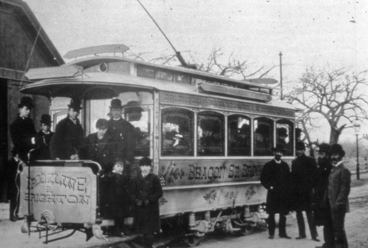 Early Beacon St. Trolley Car