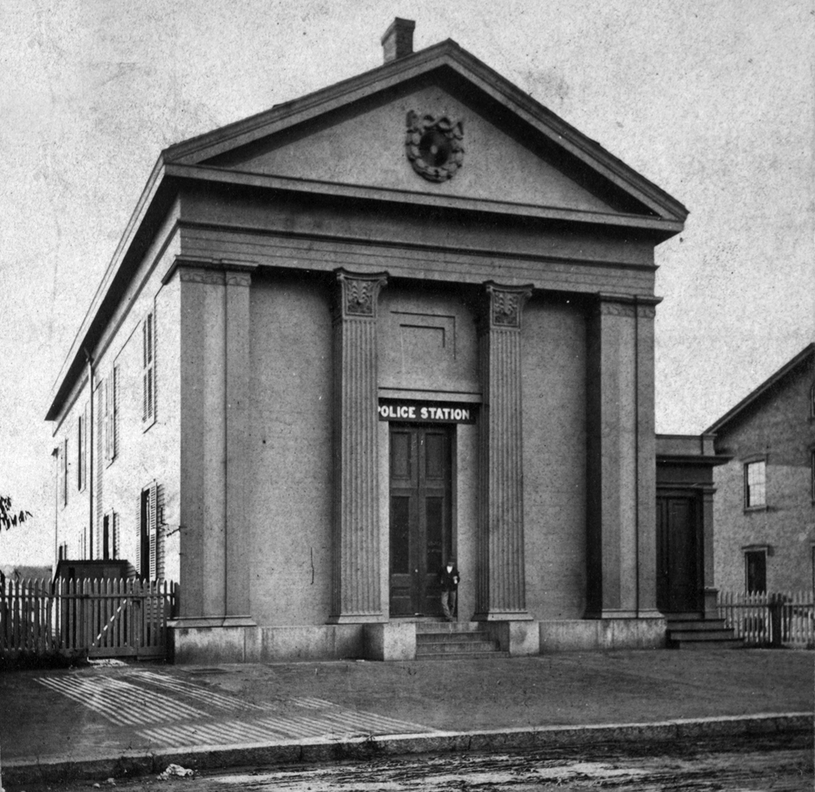 First Police Station, Prospect St., circa 1873