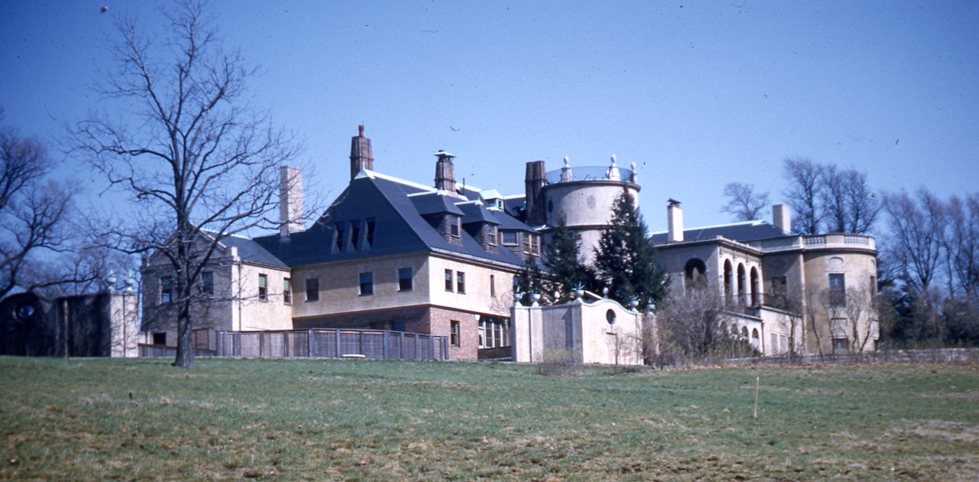 Larz Anderson mansion, rear view