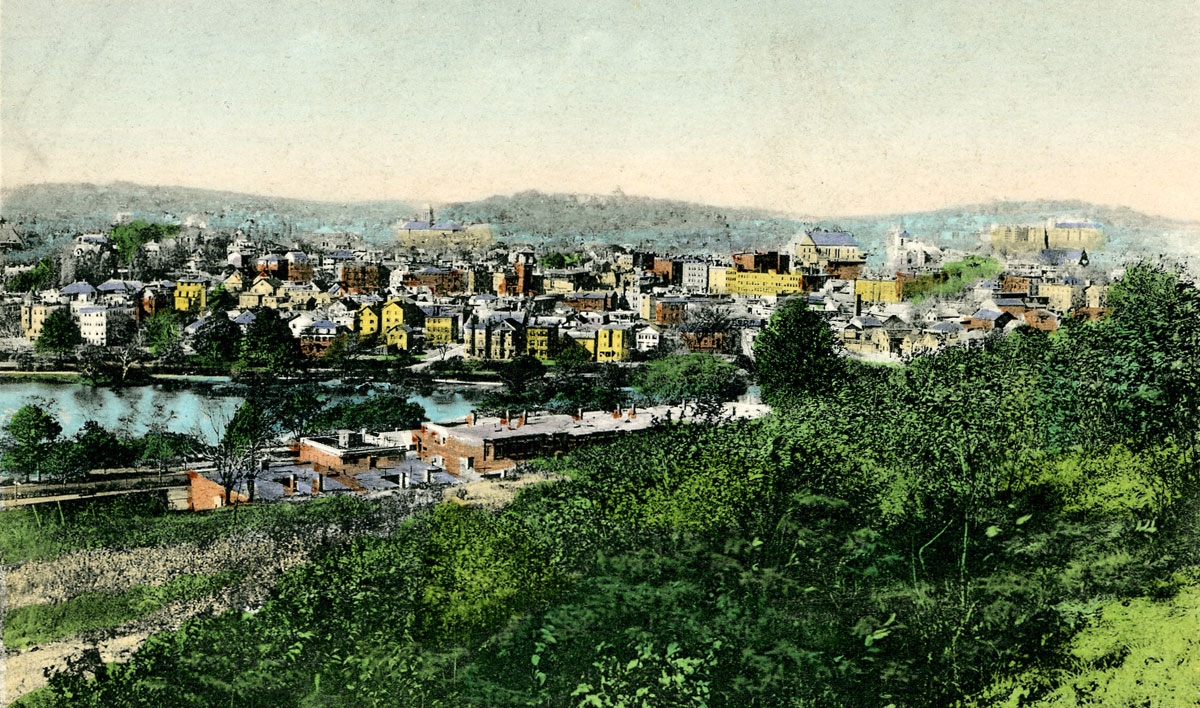 Brookline Village, View From Parker Hill