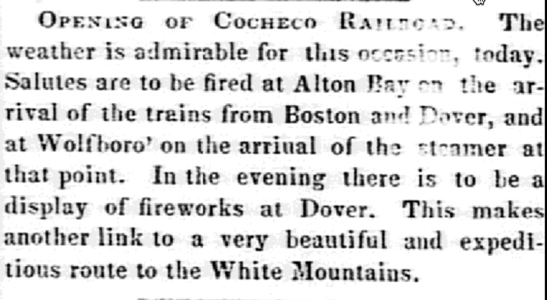 Cocheco Railroad