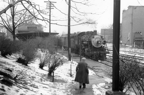Brookline Village Station, January 18, 1941