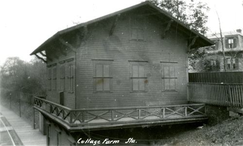 Cottage Farm Station, Boston and Albany Railroad