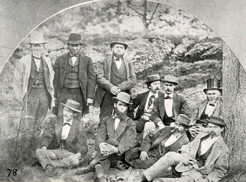 Sunday Meeting Group, circa 1870