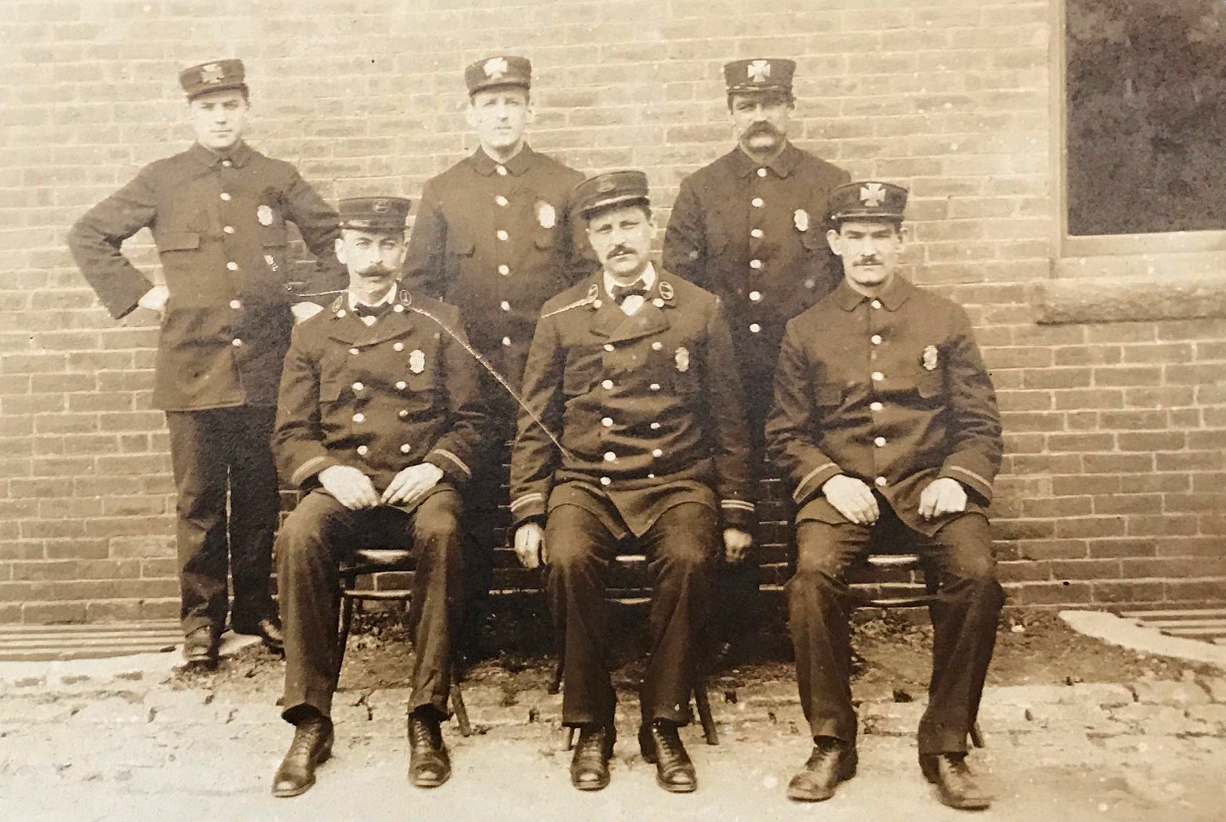 The Firemen of Station D, 1905