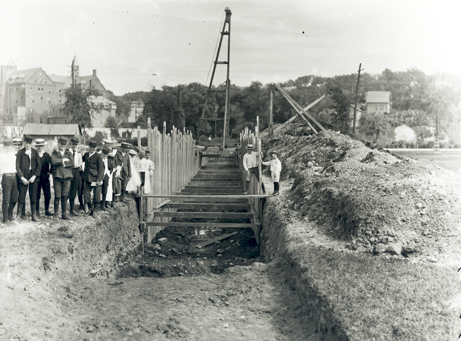 Aspinwall Brook and Sewer Project, 1878