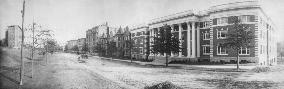 Beacon St.. & Brandon Hall, 1903