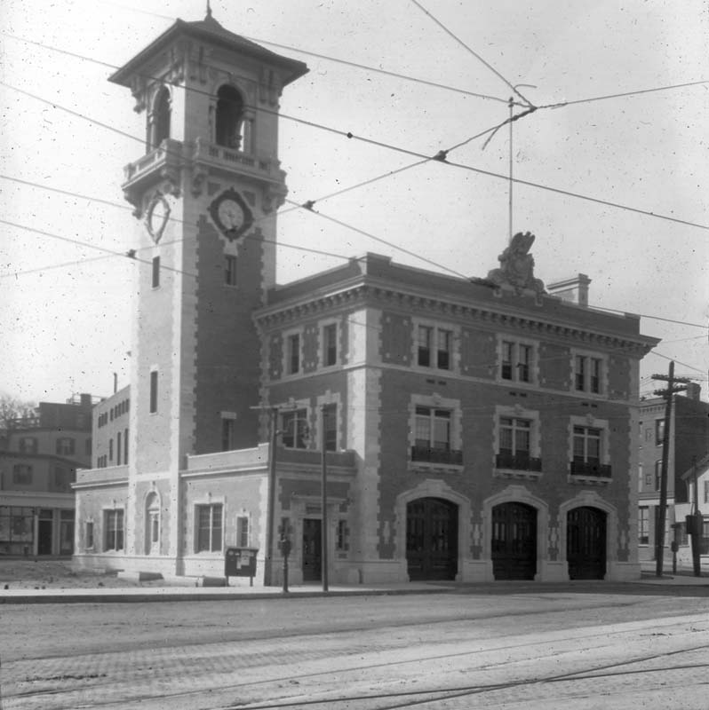Fire Station #1, Brookline Village, 1909