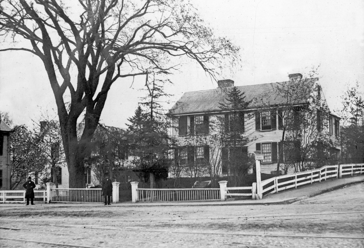 Brookline Village, Washington St. & Davis Ave, early 1860s