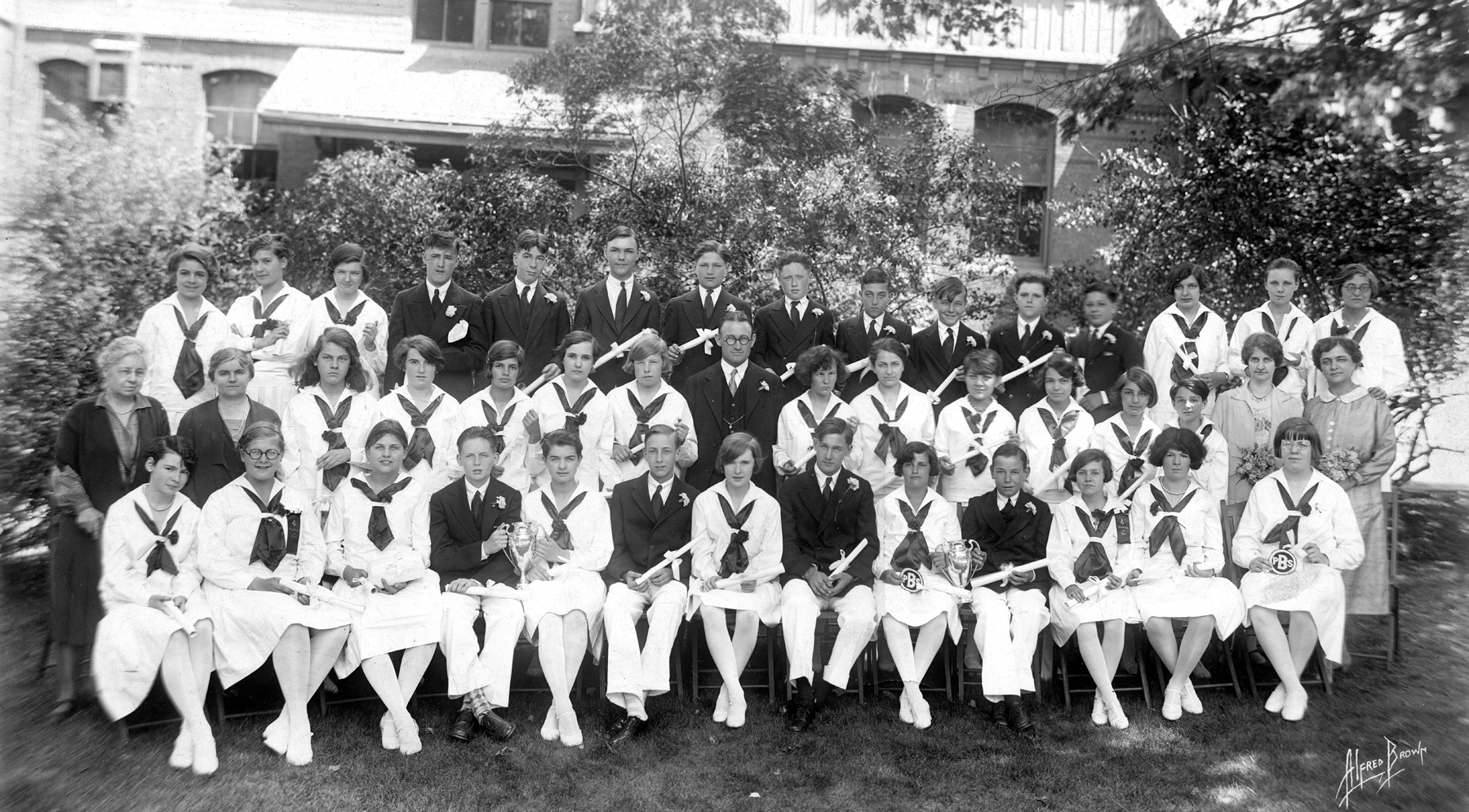 Lawrence School Graduation, circa 1927