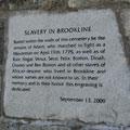 Commemorative plaque for enslaved people