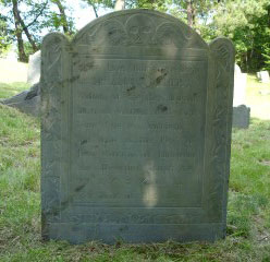 gravestone of Anna Mather