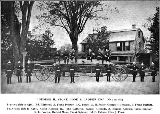 George H. Stone Hook and Ladder Co. May 30, 1873.